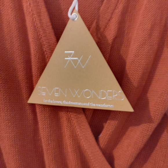 Seven Wonders Allegra knit Mini dress dress in Rust Size XS - Picture 7 of 10